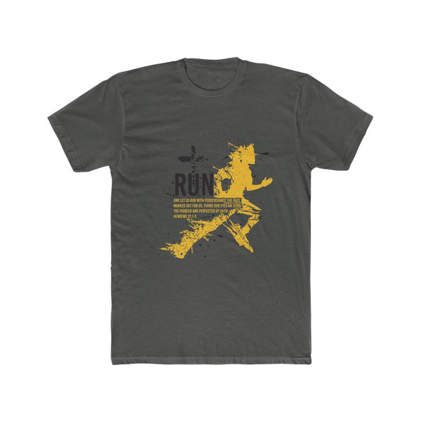 RUN Men's Cotton Crew Run Tee