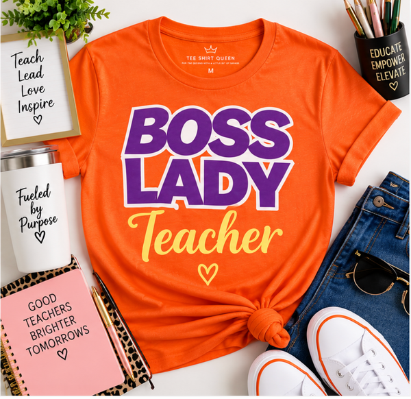 Boss Lady Teacher Tee