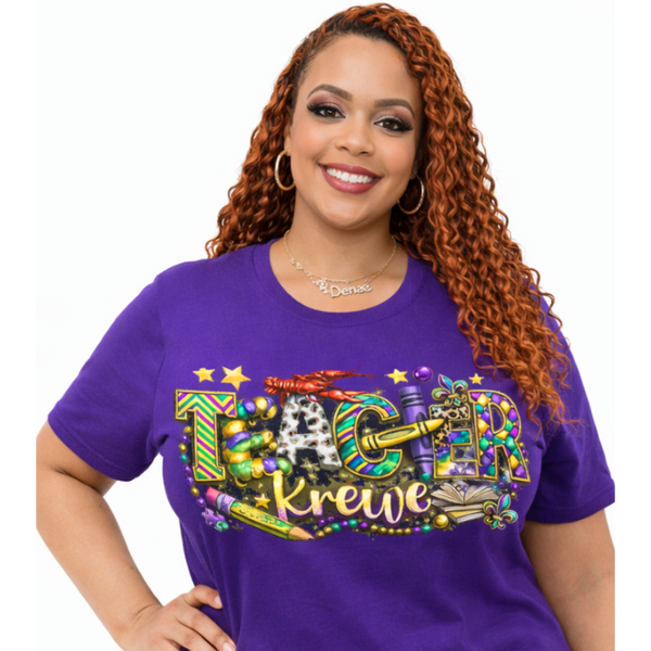 Teacher Krewe Mardi Gras Spirit