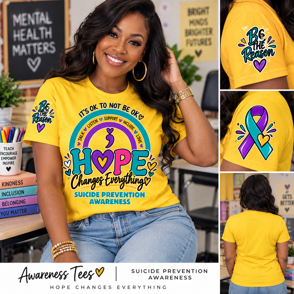 Hope Changes Everything | Suicide Prevention Awareness Tee