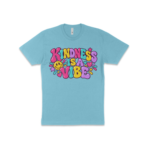 Kindness Is a Vibe | Kindness Tee — front catalog mockup