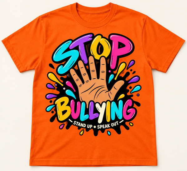 Stop Bullying orange tee product image