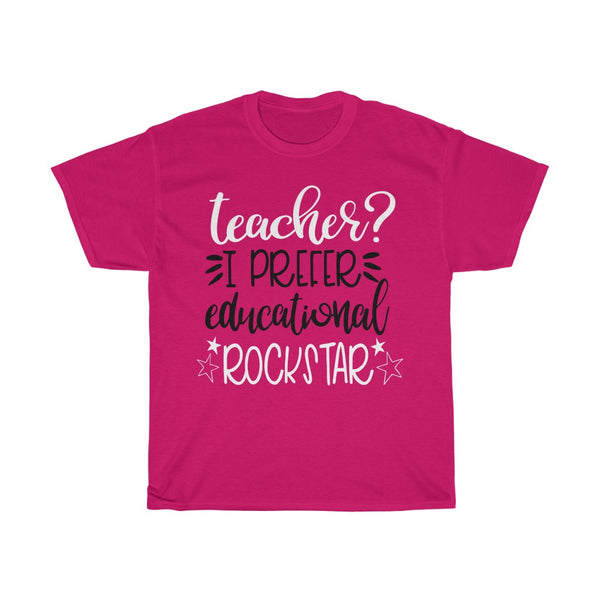 Teacher Rockstar Unisex Cotton Tee